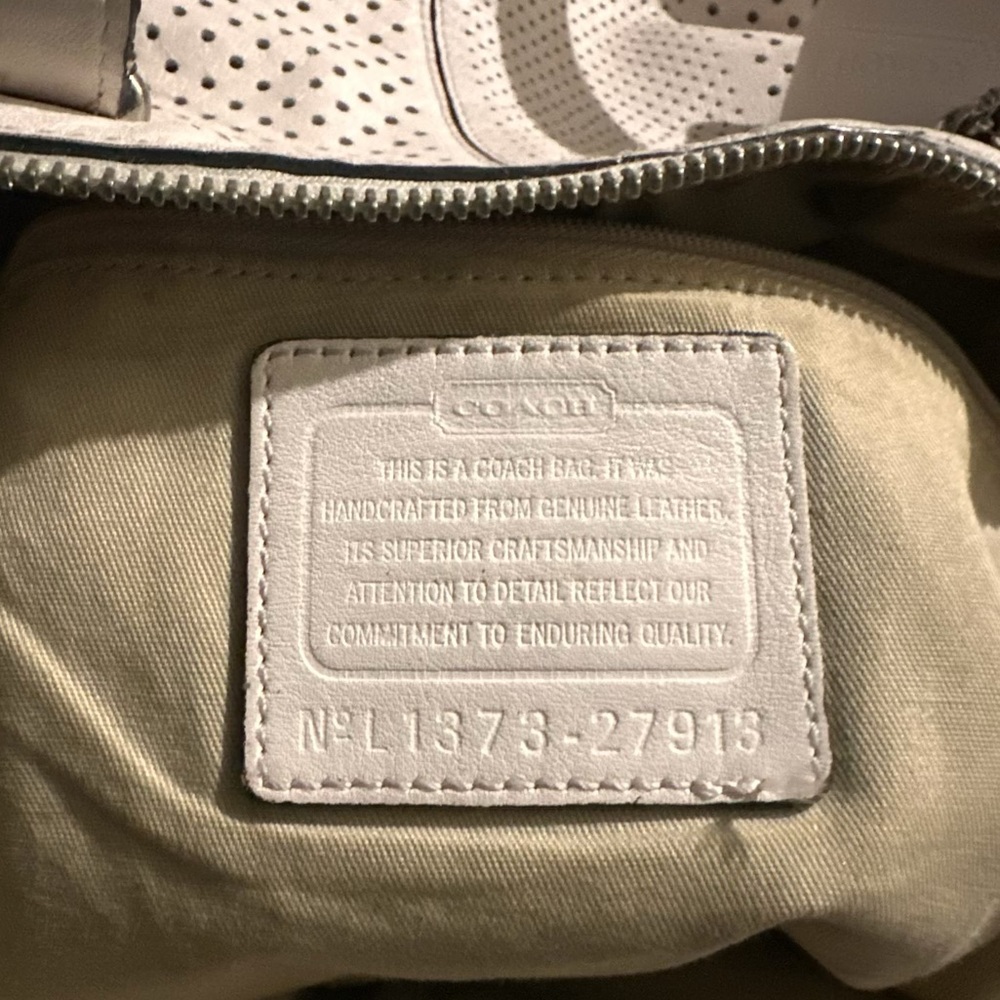 Coach Bleecker Stripe Cooper Shoulder Bag - Picture 4 of 4
